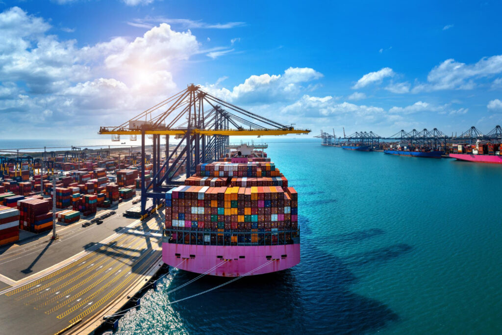 Containers at the Port of Philadelphia ready for drayage to local warehouses.