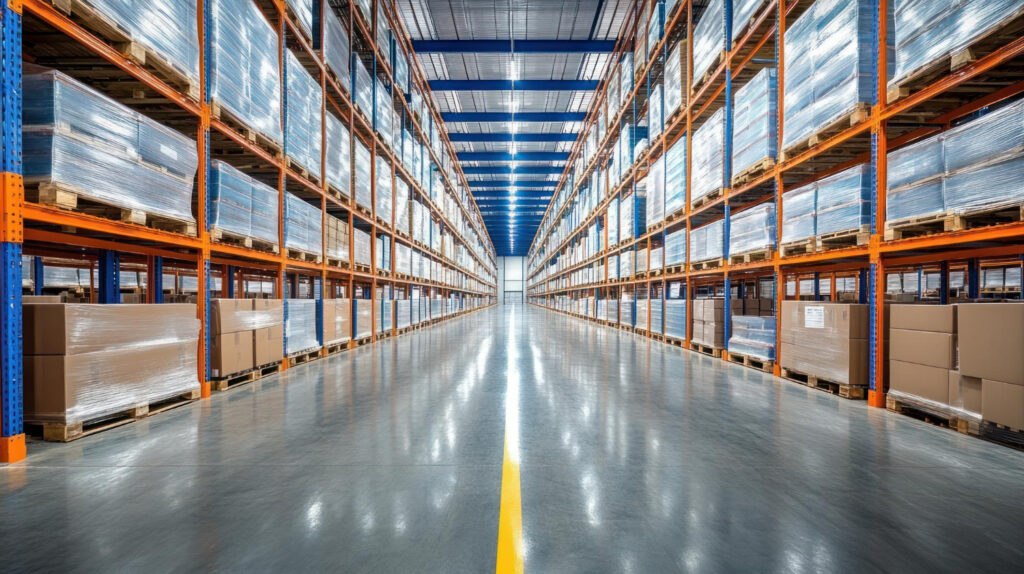 Cold storage warehouse with IoT temperature monitoring